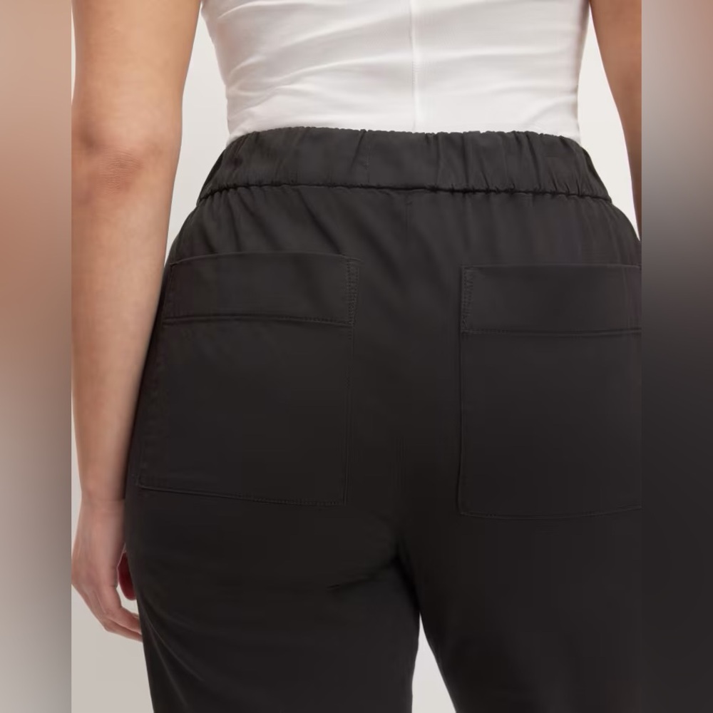 NWT Everlane The Easy Pant Black Size L Straight Leg - Picture 4 of 14